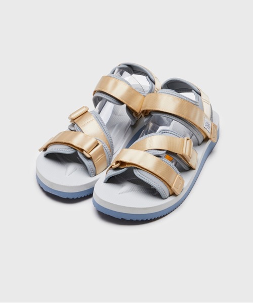 【関税込み】Suicoke ベージュ＆グレー CEL-V サンダル suicoke サンダル KISEE-V - Beige x Gray メンズ : ZOZOTOWN