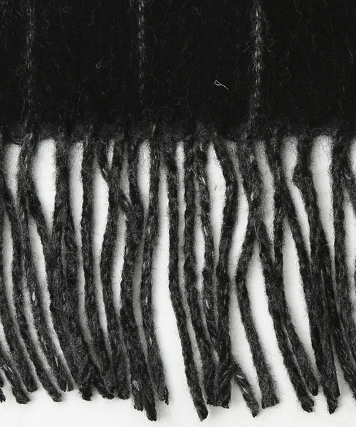 ABAHOUSE（アバハウス） マフラー 「ウール×カシミヤ」細幅マフラー 30