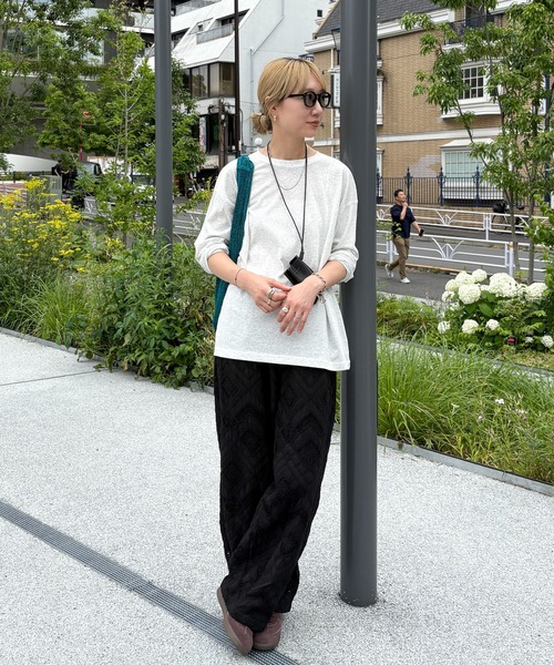 トップス t.r.y.r.u.r feepur（フェピュール） tシャツ スラブ調オーバーシアートップス