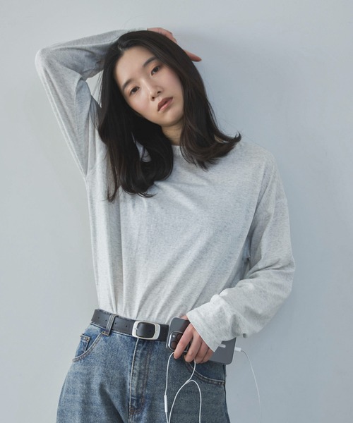 feepur（フェピュール） tシャツ スラブ調オーバーシアートップス