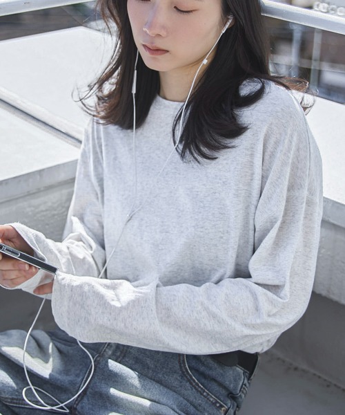 feepur（フェピュール） tシャツ スラブ調オーバーシアートップス