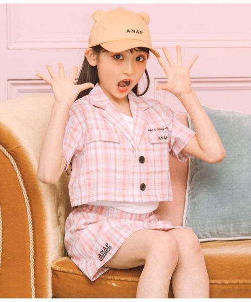 ANAP kids（アナップキッズ） コート アウター チェックショート