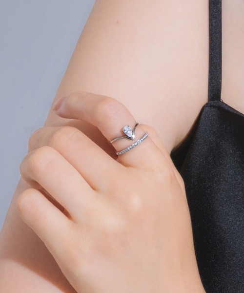 指輪・リング mdr muku 指輪 リング 金属アレルギー対応 ドロップキューピットライン