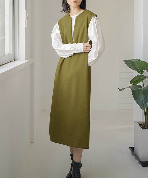 SETUP7（セットアップセブン） ワンピース 「SETUP7」スリットネック