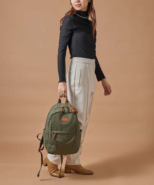 toleur/カーキのリュック toleur デイバック リュック 「toleur」コットンナイロン