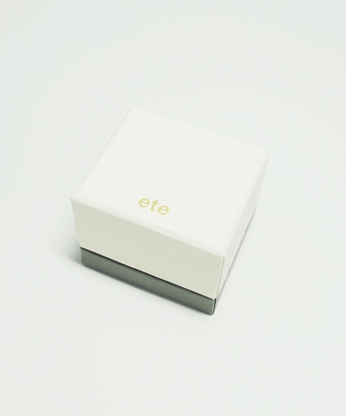 ete（エテ） イヤリング サークル ビジュー イヤリング レディース