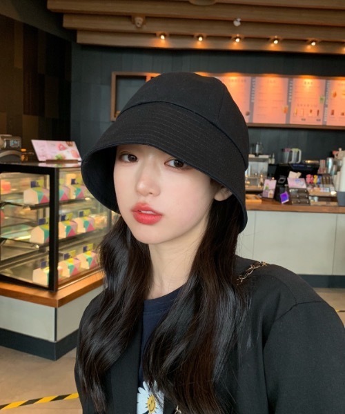 帽子 ハット 「4色展開」ツイルカラー バケットハット レディース