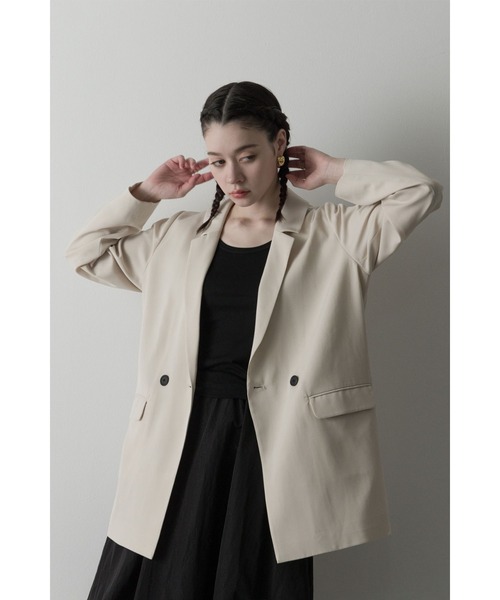 Limue ジャケット テーラードジャケット ダブルブレストオーバー