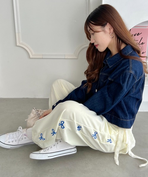 SOLLON.（ソルロン） スウェットパンツ ジャージ サイドリボンライト