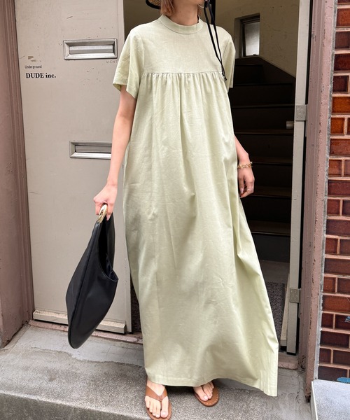Audrey and John Wad ロングワンピース　オケージョンドレス Audrey and John Wad ワンピース ハーフスリーブドレープロング