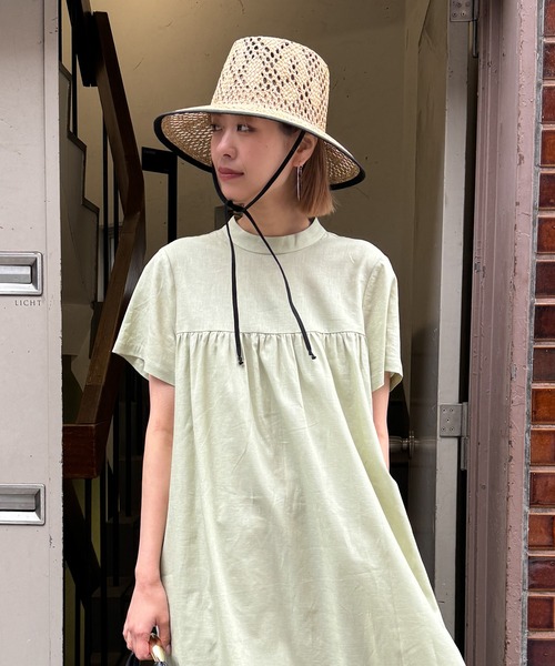 Audrey and John Wad マルチサイズ ワンピース ハーフスリーブ