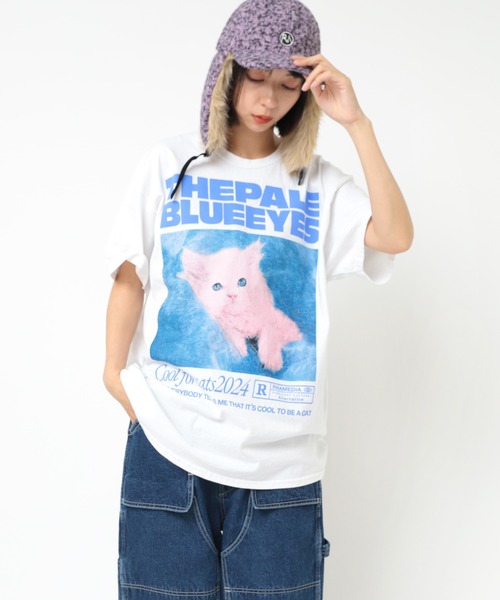 RNA tシャツ Tシャツ M2303 ブルーアイズプリントT レディース 
