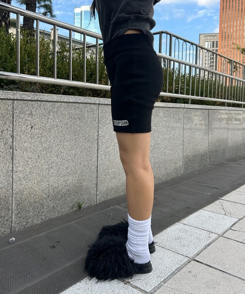 ロゴバイカーショーツ ポケット付き 2枚セット AINA INTER FACTORY パンツ AINA - ポケット付きロゴバイカーショーツ