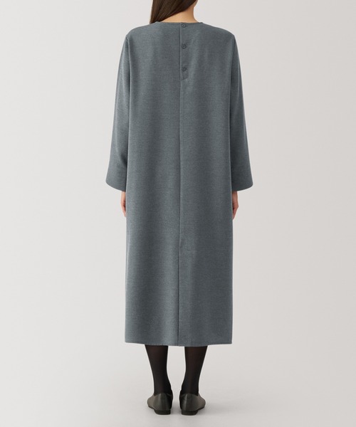 無印良品（MUJI） ワンピース 婦人 起毛 プルオーバー長袖ワンピース