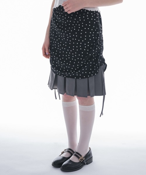 スカート 1OFF 'Check Scarf Reworked' skirt Other Designers 1/OFF - 1/OFF 'CHECK SCARF REWORKED' SKIRT