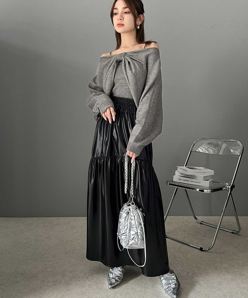 mily bilet ニット セーター 「mily bilet」キャミ＆ニットの