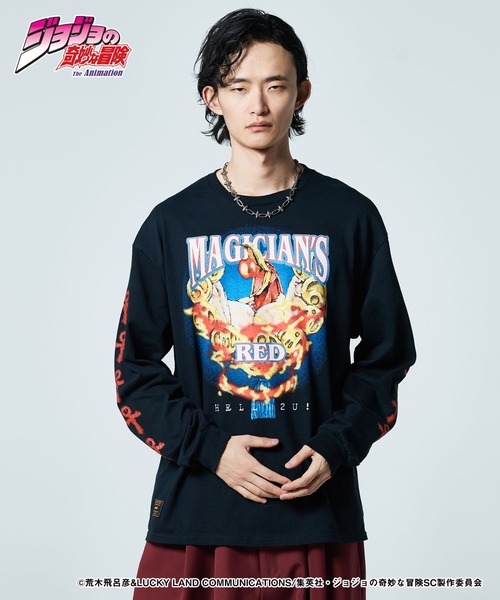 glamb（グラム） tシャツ Magician's Red Long Sleeves T-shirt