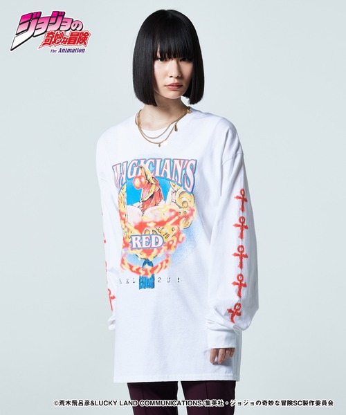 glamb（グラム） tシャツ Magician's Red Long Sleeves T-shirt