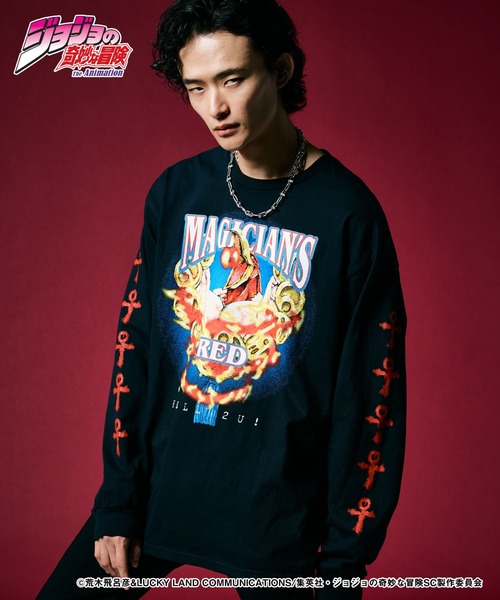 glamb（グラム） tシャツ Magician's Red Long Sleeves T-shirt