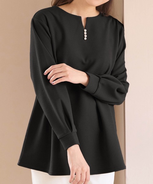 alotta（アロッタ） チュニック 「イージーケア」裏起毛フワぽか