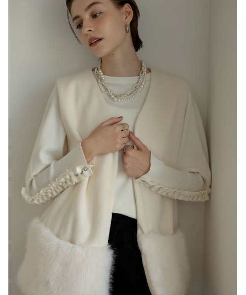 MEISM（ミズム） ダウンベスト ベスト 「MEISM by Re:EDIT」シャギー