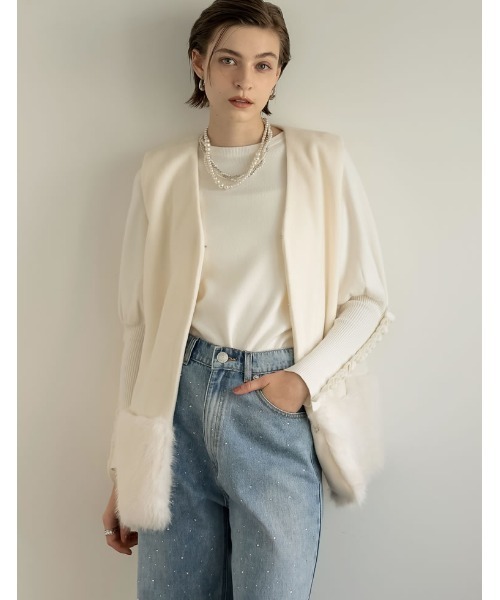 MEISM（ミズム） ダウンベスト ベスト 「MEISM by Re:EDIT」シャギー