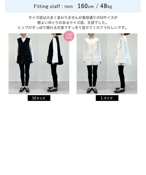 MEISM（ミズム） ダウンベスト ベスト 「MEISM by Re:EDIT」シャギー