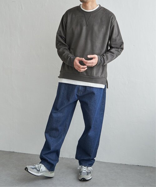 ikka（イッカ） トレーナー スウェット GOKU楽 フェイクスエード