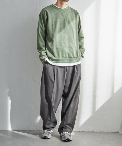 ikka（イッカ） トレーナー スウェット GOKU楽 フェイクスエード