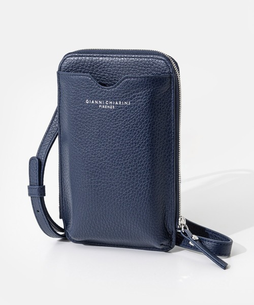 GIANNI CHIARINI スマートフォンケース ブラック レディース GIANNI CHIARINI スマホケース ジャンニ キアリーニ