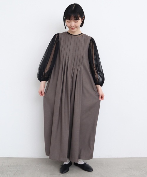 l'atelier du savon（アトリエドゥサボン） ワンピース _TRプリーツ