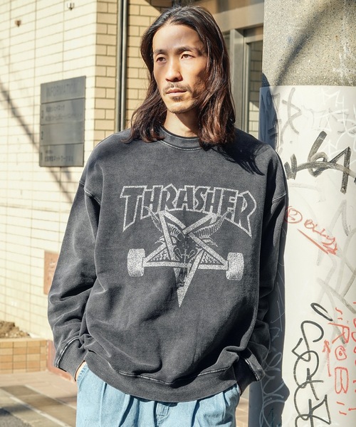 THRASHER（スラッシャー） トレーナー スウェット POWDER BREACH CREW