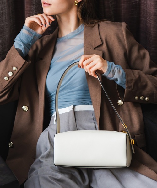 LA MARGE ショルダーバッグ バッグ 「本革」スクエア ワンハンドル