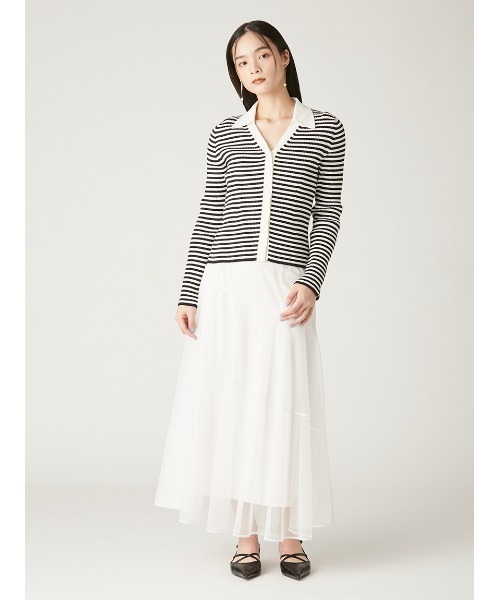 FRAY I.D ワンピース オープンカラーポロセットワンピース