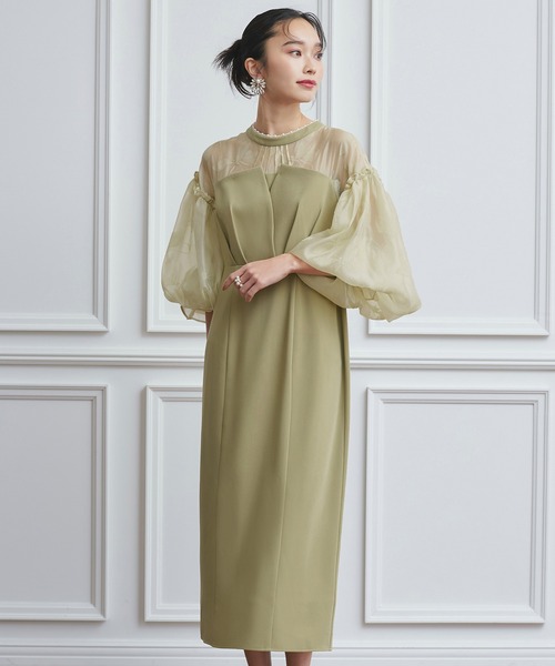 RUIRUE BOUTIQUE オケージョンドレス 結婚式 グリーン RUIRUE BOUTIQUE（ルイルエブティック） ドレス : ZOZOTOWN Yahoo!店