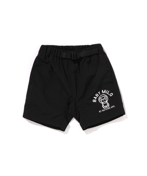 apeショーツ　baby milo A BATHING APE パンツ BABY MILO CLIMBING SHORTS キッズ 子供服