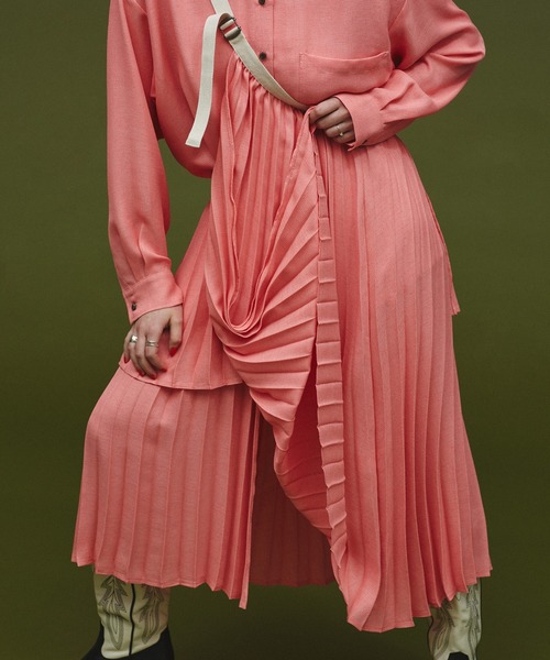 ROSE BUD（ローズバッド） スカート (mici)PLEAT WRAP SKIRT