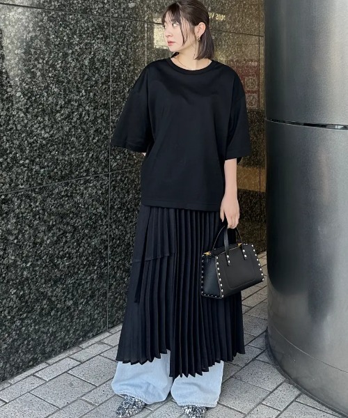 【新品タグ付き】ROSEBUD★mici PLEAT WRAP SKIRT ROSE BUD（ローズバッド） スカート (mici)PLEAT WRAP SKIRT