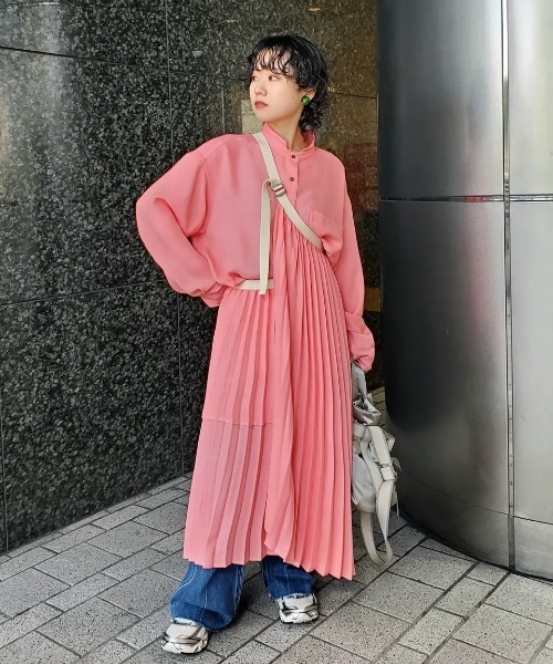 【新品タグ付き】ROSEBUD★mici PLEAT WRAP SKIRT セール】(mici)PLEAT WRAP SKIRT（スカート）｜ROSE BUD（ローズバッド
