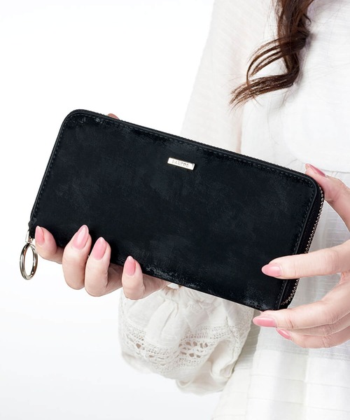 バルコス（BARCOS）/【BARCOS/バルコス】シルキーレザーラウンド型ロングウォレット BARCOS（バルコス） 財布 「BARCOS/バルコス」シルキーレザーラウンド