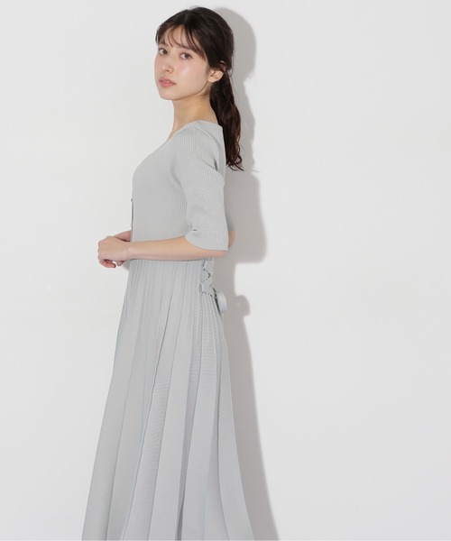 【新品】JILL by JILLSTUART プリーツニットワンピース JILL by STUART ワンピース プリーツニットワンピース