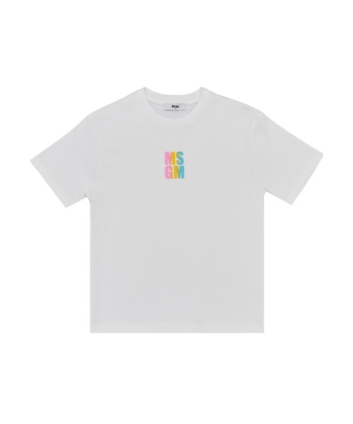 MSGM エムエスジイエム 半袖 Tシャツ オーバーサイズ レインボー MSGM エムエスジイエム 半袖 Tシャツ オーバーサイズ レインボー