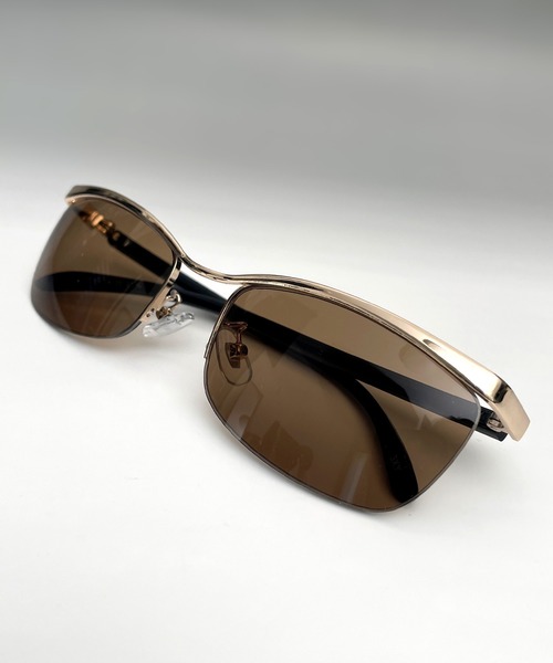 サングラス オーバル ビジュー バタフライ メタル リムレス UVカット サングラス メガネ 韓国 ストリート メンズ レディース レディース メンズ | Candlestick | 07