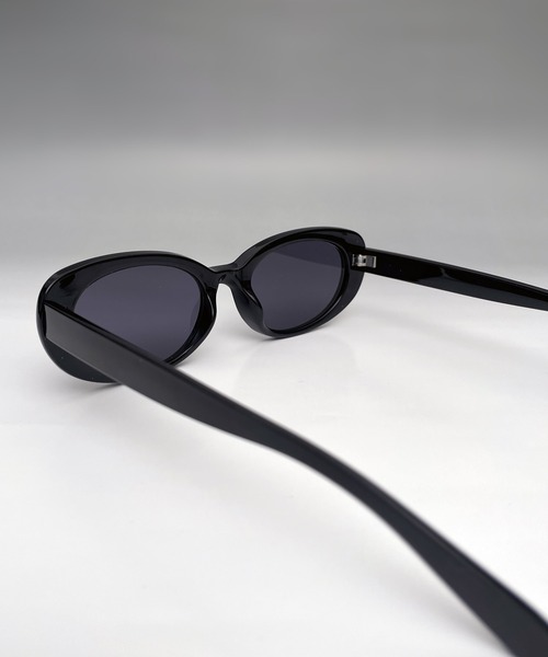 サングラス オーバル ビジュー バタフライ メタル リムレス UVカット サングラス メガネ 韓国 ストリート メンズ レディース レディース メンズ | Candlestick | 35