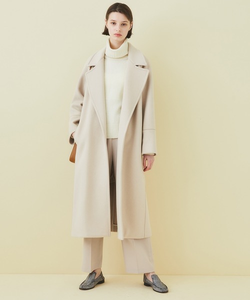 STUDIOUS（ステュディオス） チェスターコート 1 ベージュ レディース