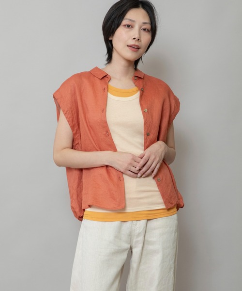 タンクトップ ノースリーブ 「2点セット」シャーリングシアータンクトップ×リブタンクトップSET レディース feepur タンクトップ ノースリーブ スラブシアータンクトップ
