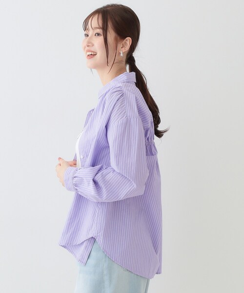 SHOO・LA・RUE（シューラルー） ブラウス シャツ 「洗える」バック