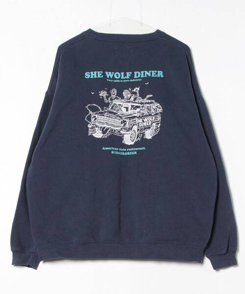 [FREAK'S STORE] тренировочный cut and sewn L голубой женский 