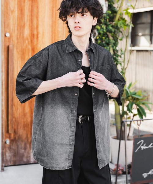 10XL@プロフ必読 ヴェトモン　カーハート　オーバーサイズシャツ ショートスリーブブロックスTシャツ