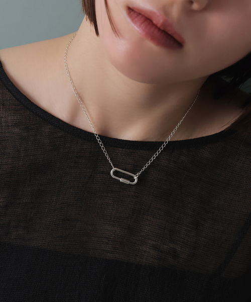 Lilas ネックレス 「SAMH by LILAS」カラビナシースルーチェーン